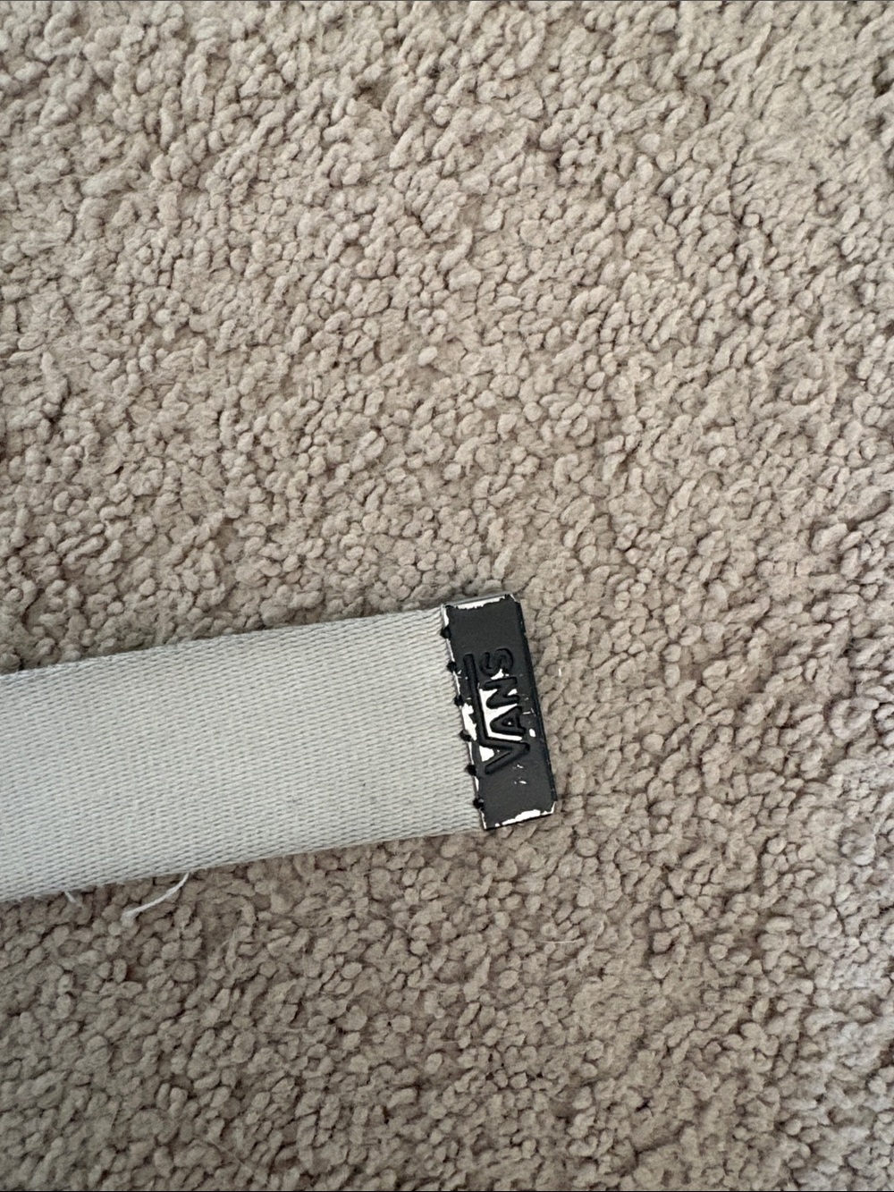 Vans Checkerboard Web Belt in Black and White - Picture 5 of 6